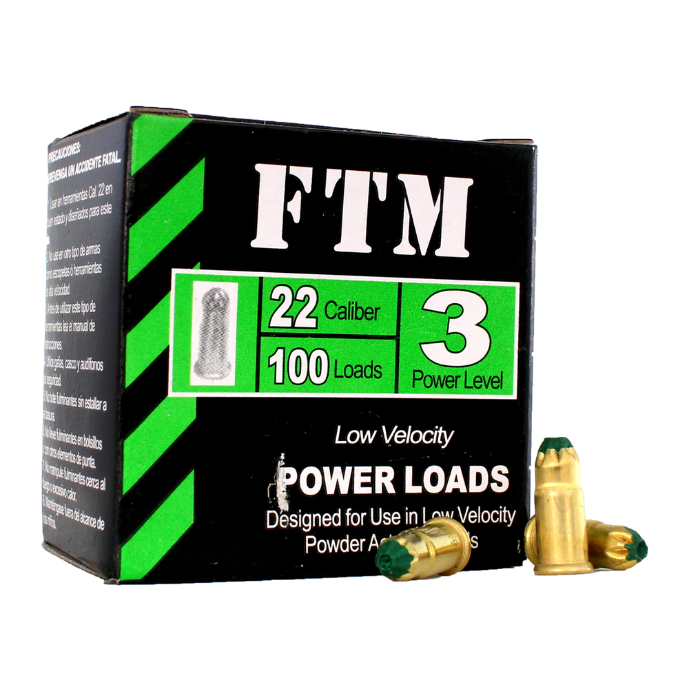 REF 007-1 CAJA TIRO VERDE CALIBRE 22