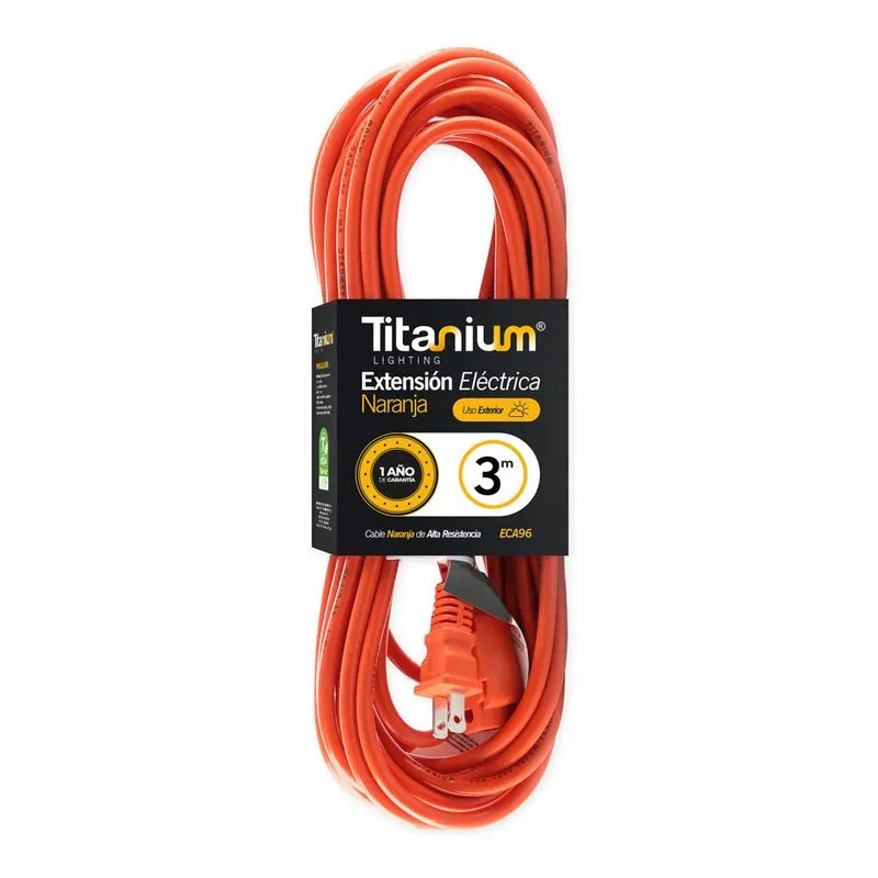 REF ECA96 Extension electrica naranja 3M