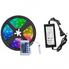 REF ICL96 KIT Blister cinta LED RGB 5M (Controlador + Control+ Adaptador) Mercury