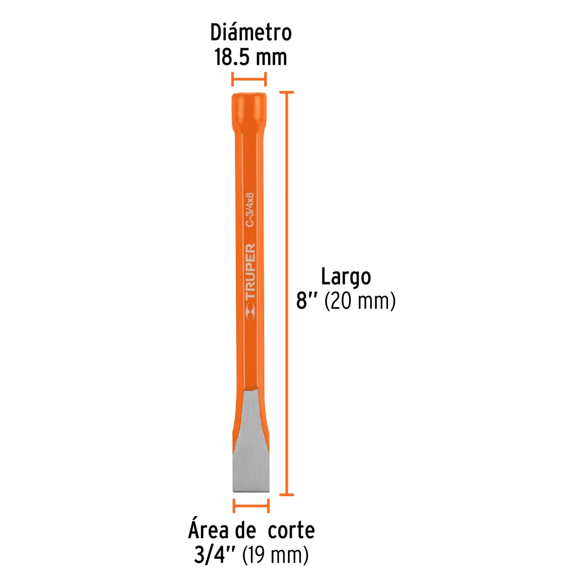 REF 12142 CINCEL PUNTERO 3/4
