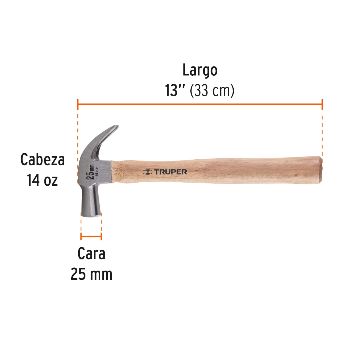 REF 10558 MARTILLO TRUPER 14 OZ