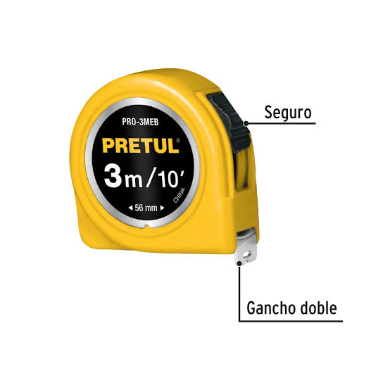 REF 21605 FLEXOMETRO 3M PRETUL