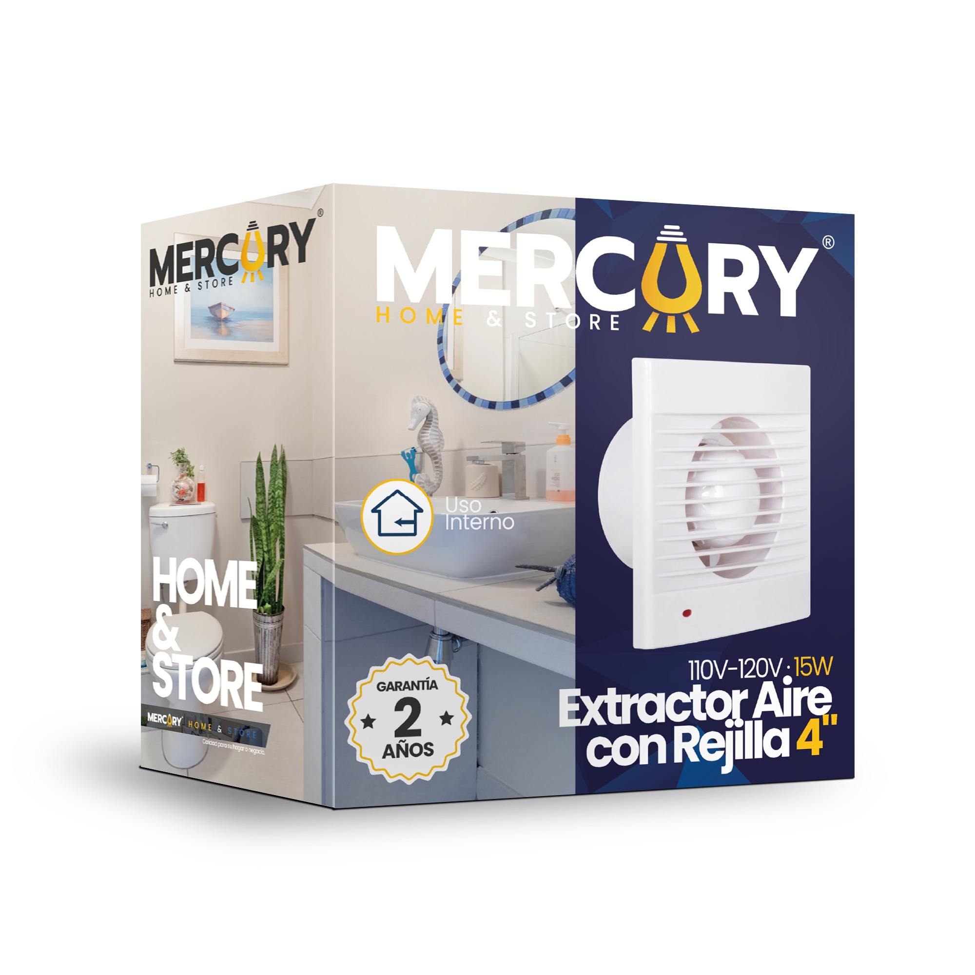 REF EVE01 EXTRACTOR 4" DE AIRE MERCURY