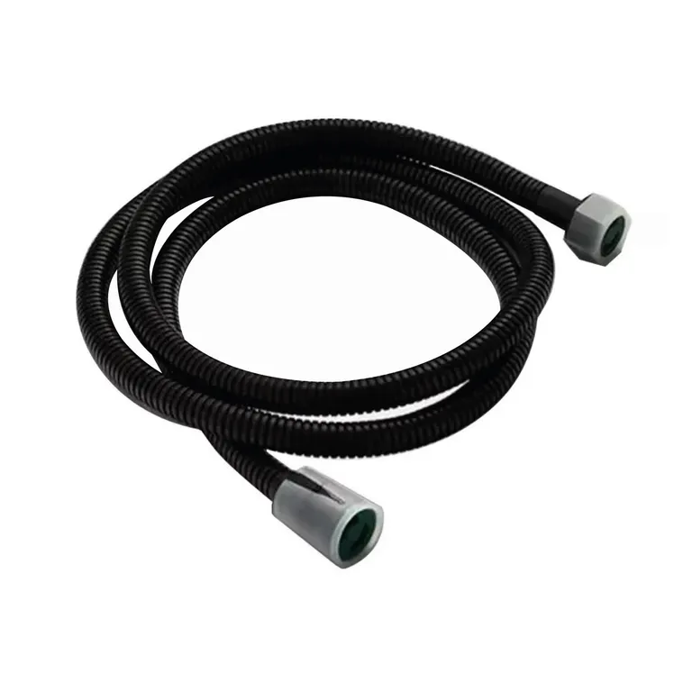 REF FA25087B MANGUERA FLEXIBLE DE 2 METROS EN ACERO INOXIDABLE ACABADO NEGRO MATE MARCA BOCCHERINI