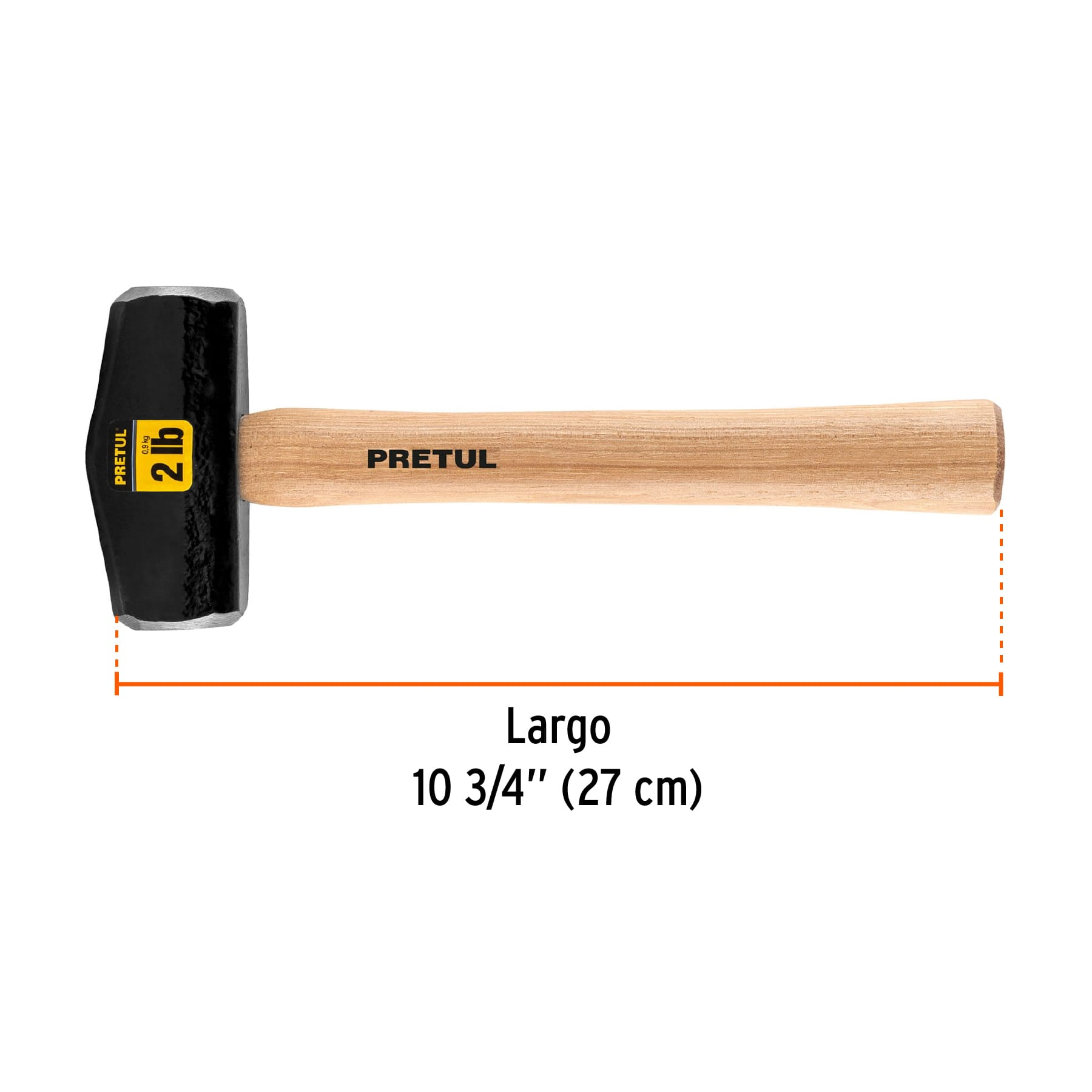 REF 22215 MACETA 2 LBS MANGO MADERA