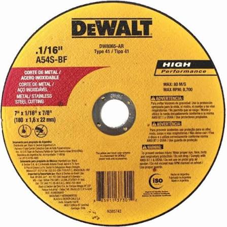 DISCO DEWALT ECO 4 1/2