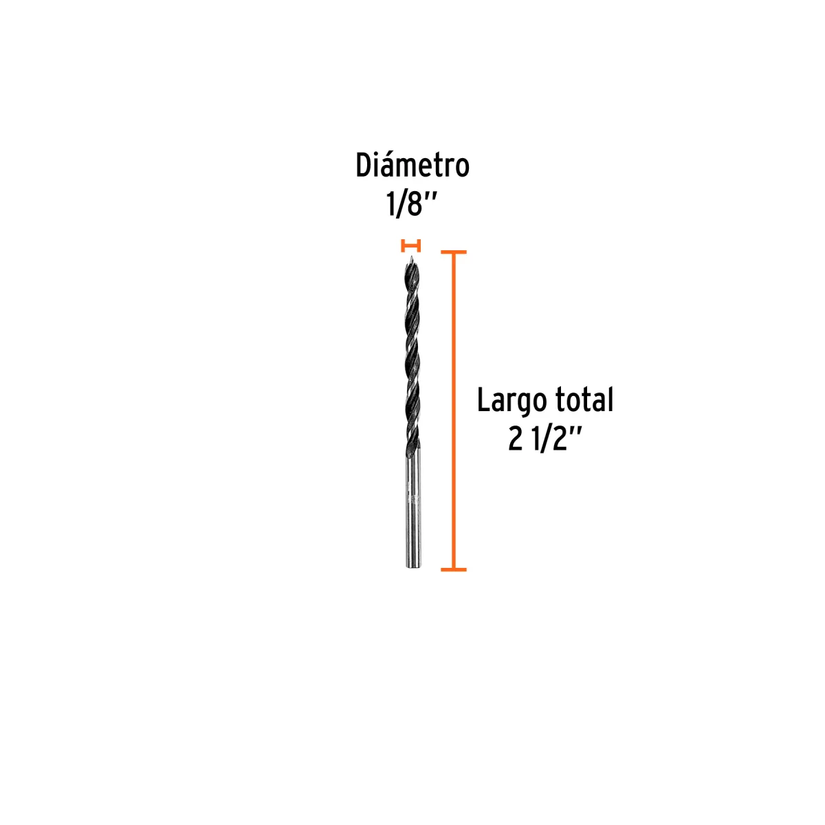 REF 101626 BROCA MADERA 1/8 TRUPER
