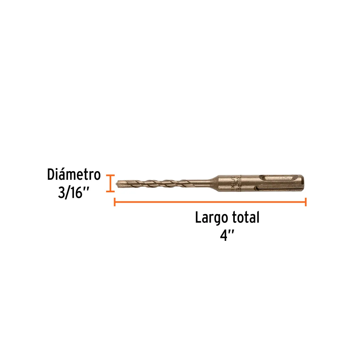 REF 101142 BROCA PLUS 3/16 TRUPER
