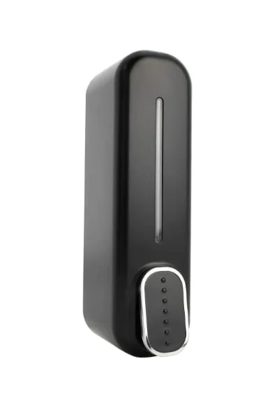 REF YW035 DISPENSADOR JABON LIQUIDO  EN ABS NEGRO 350 ml