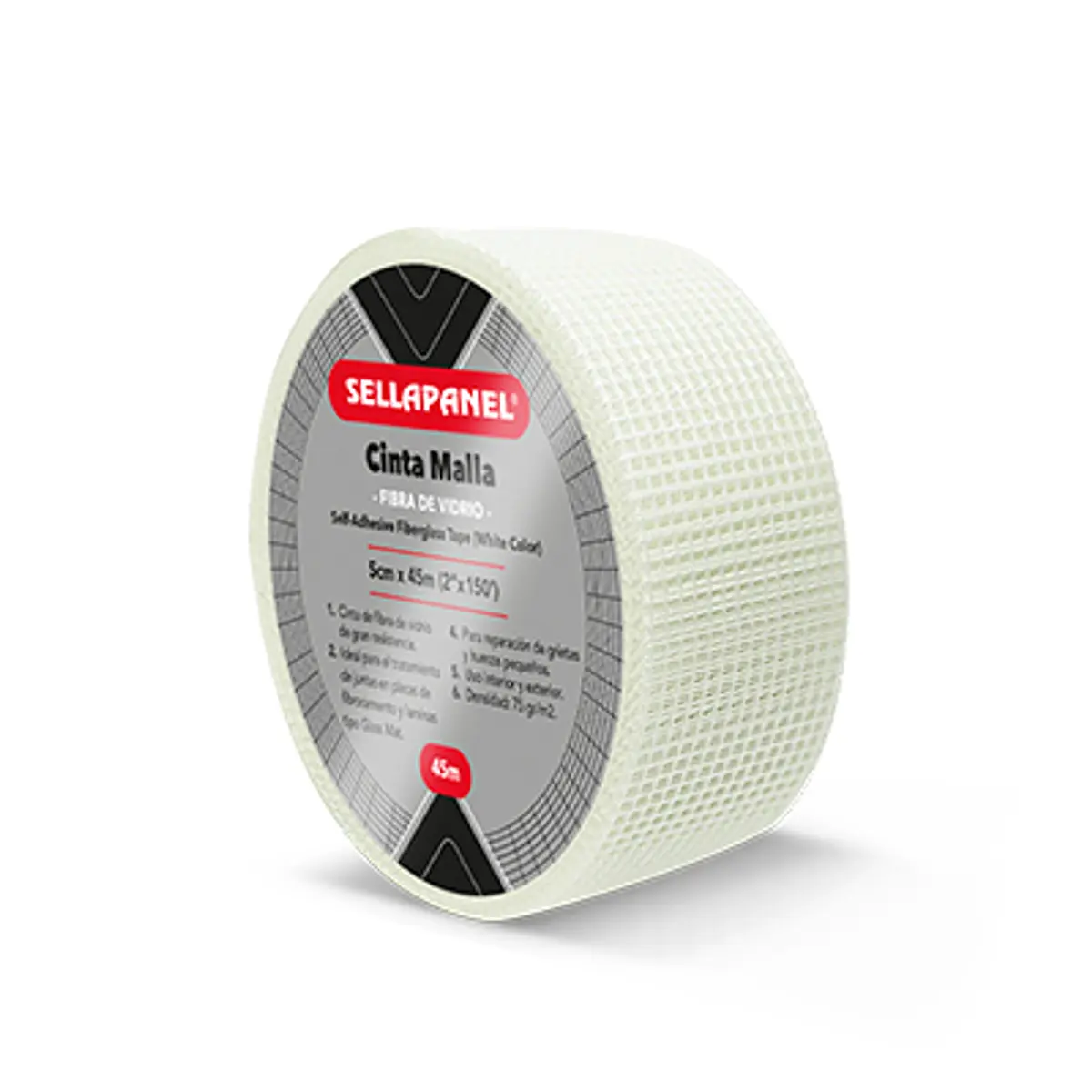 REF CM20 CINTA MALLA FIBRA VIDRIO 50 MM X 20 METROS