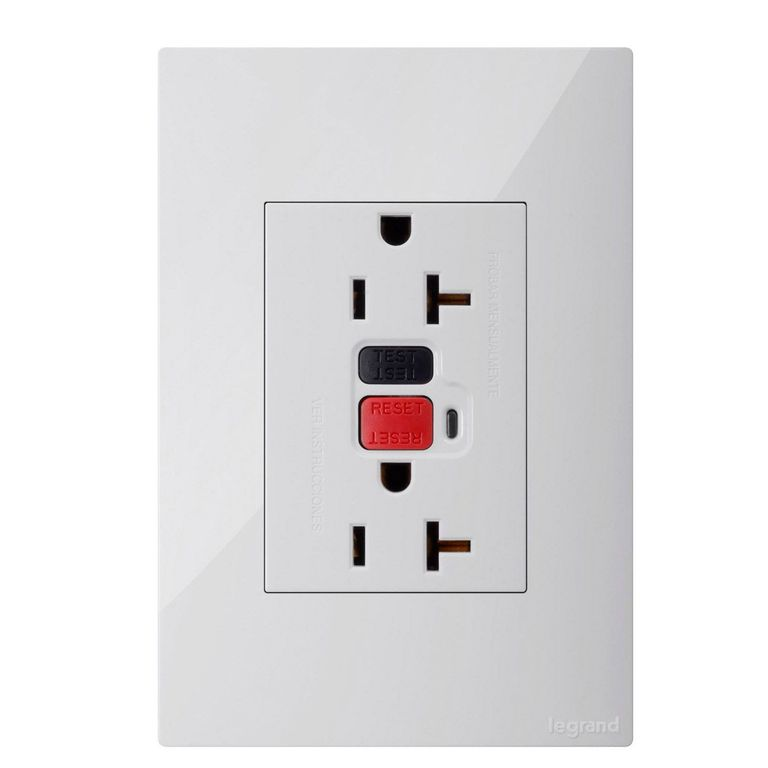 REF ETI05 TOMA CORRIENTE GFCI BLANCA