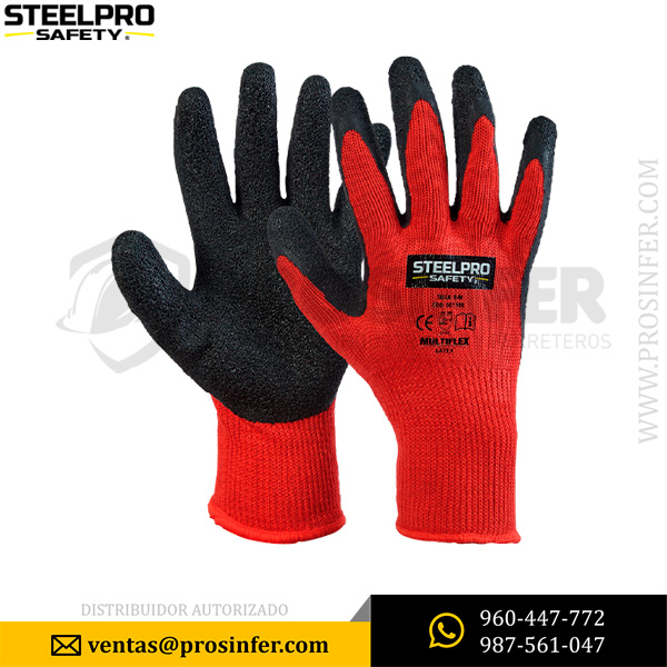 REF NO 9 GUANTES NITRILO ROJO