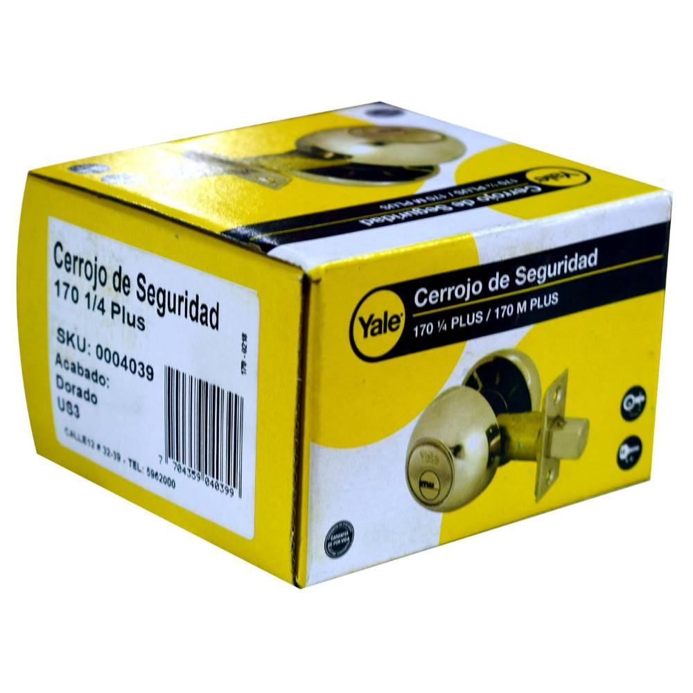 REF 4011 CHAPA YALE SEGURIDAD CROMADA