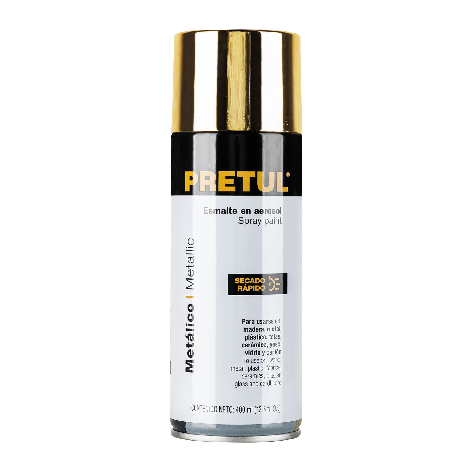 REF 27180 PINTURA AEROSOL METALICA ORO, P, ALTA TEMPERATURA, PRETUL