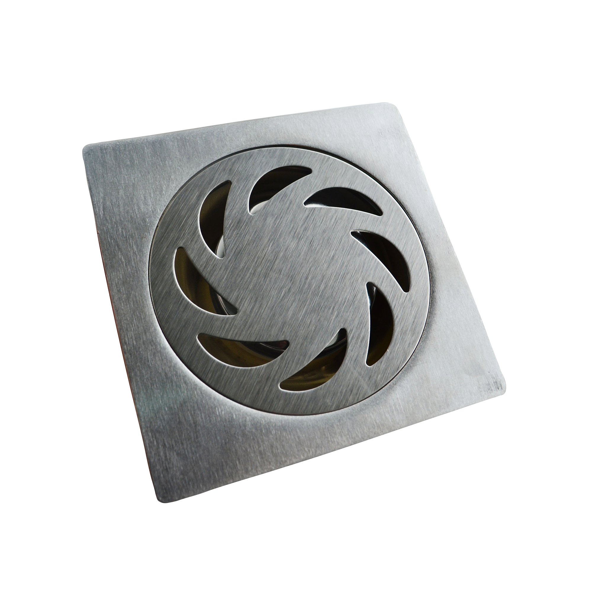 REF D0008FD REJILLA DE SUELO 201 ACERO INOXIDABLE SATINADA 10 X 10, MARCA HICASA