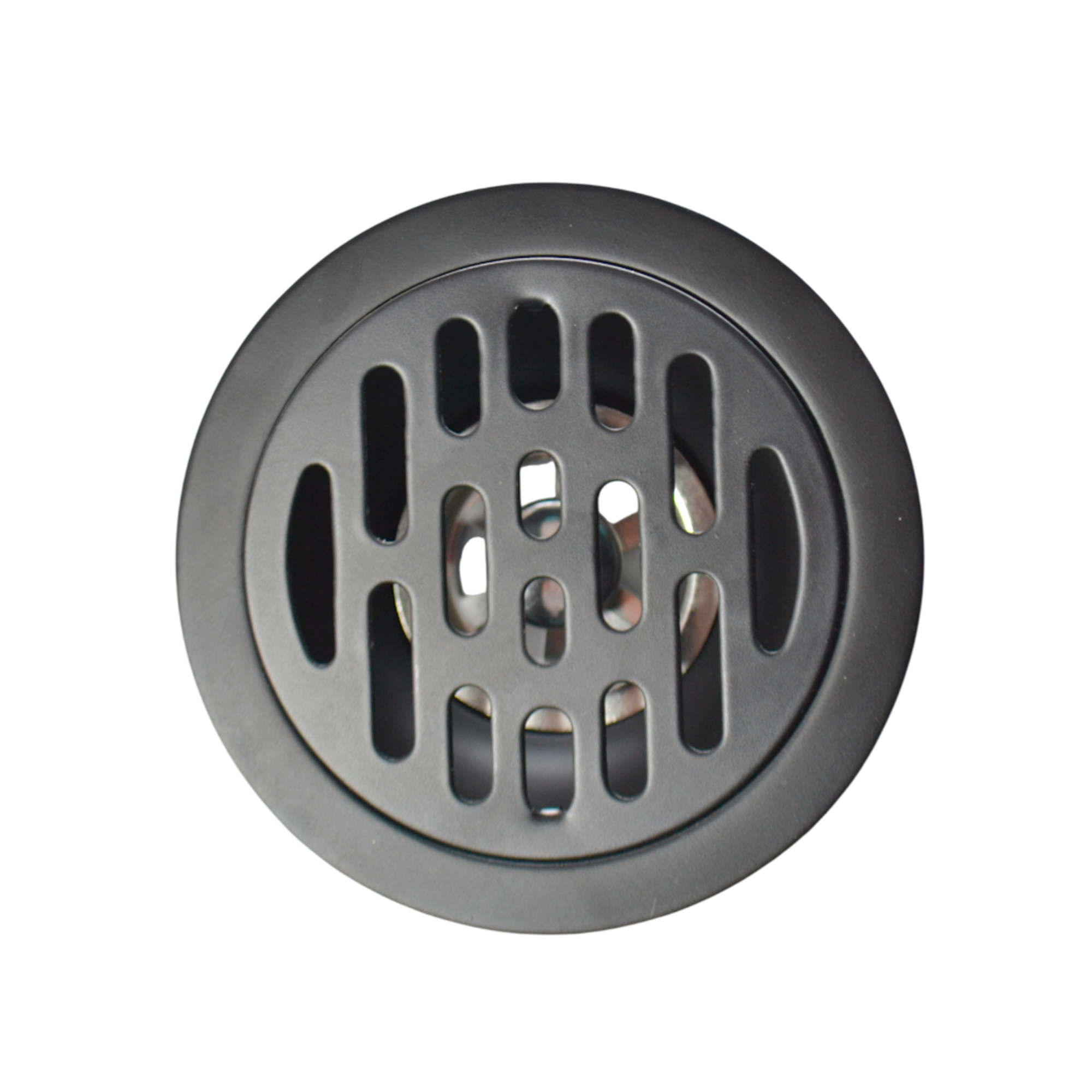 REF D0010FB REJILLA 10 X 10 REDONDA NEGRA ACERO INOXIDABLE, MARCA HICASA