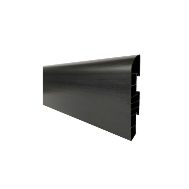 GUARDAESCOBA PVC FORRADO