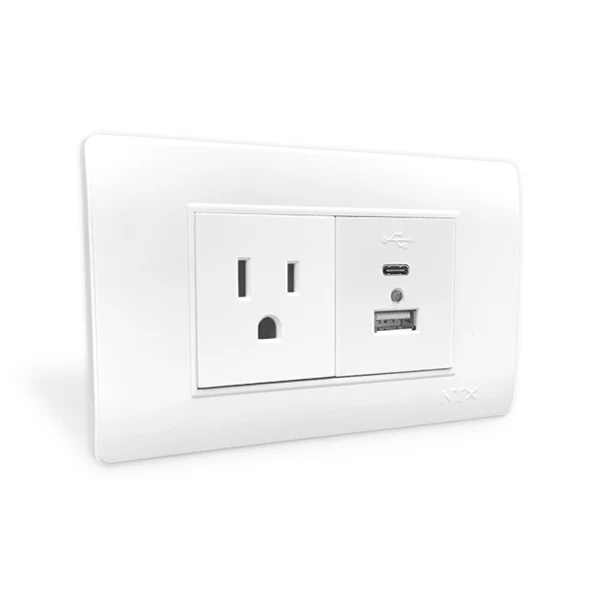 REF ETI183 TOMA+USB+TIPO C