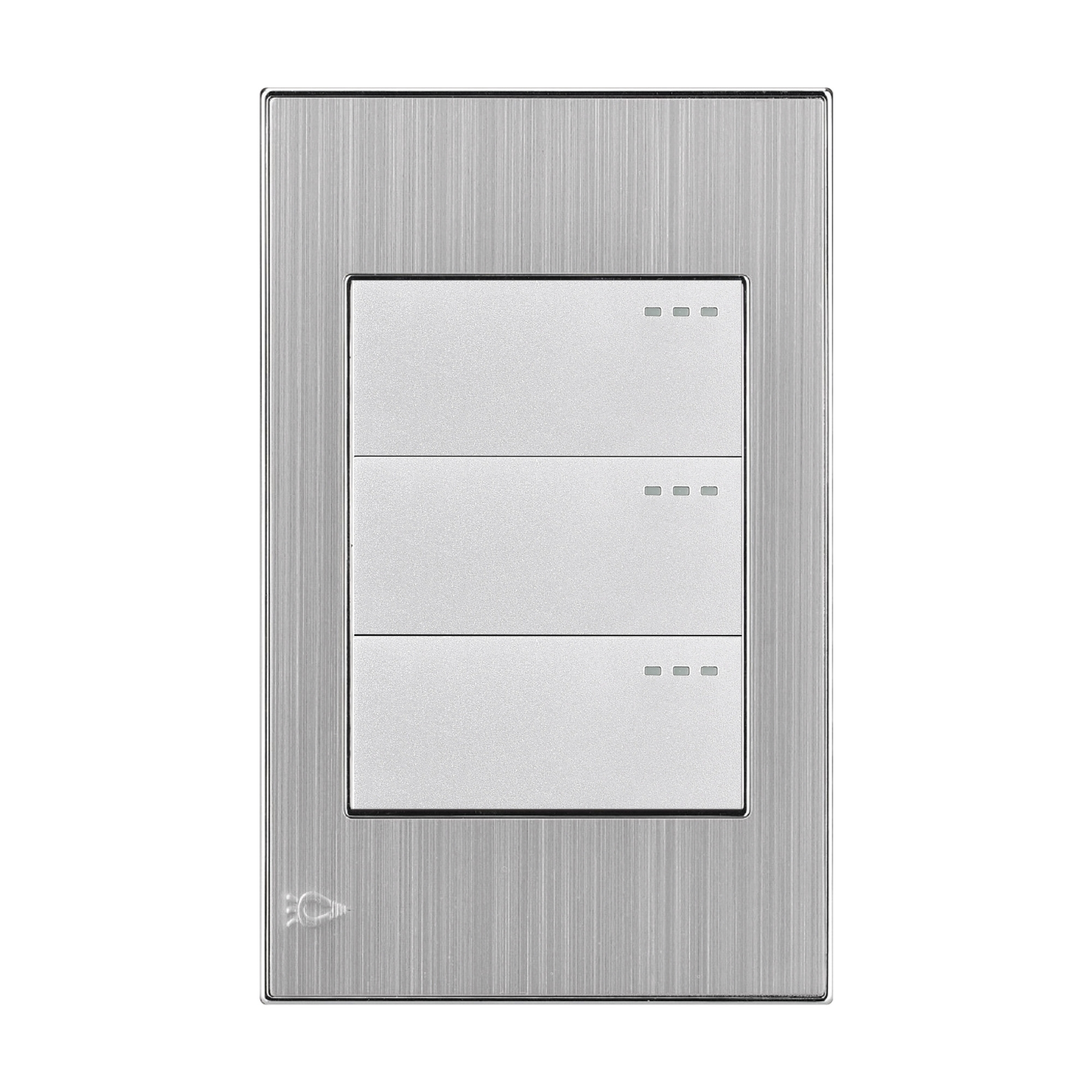 REF ETI45 INTERRUPTOR TRIPLE STAINLESS