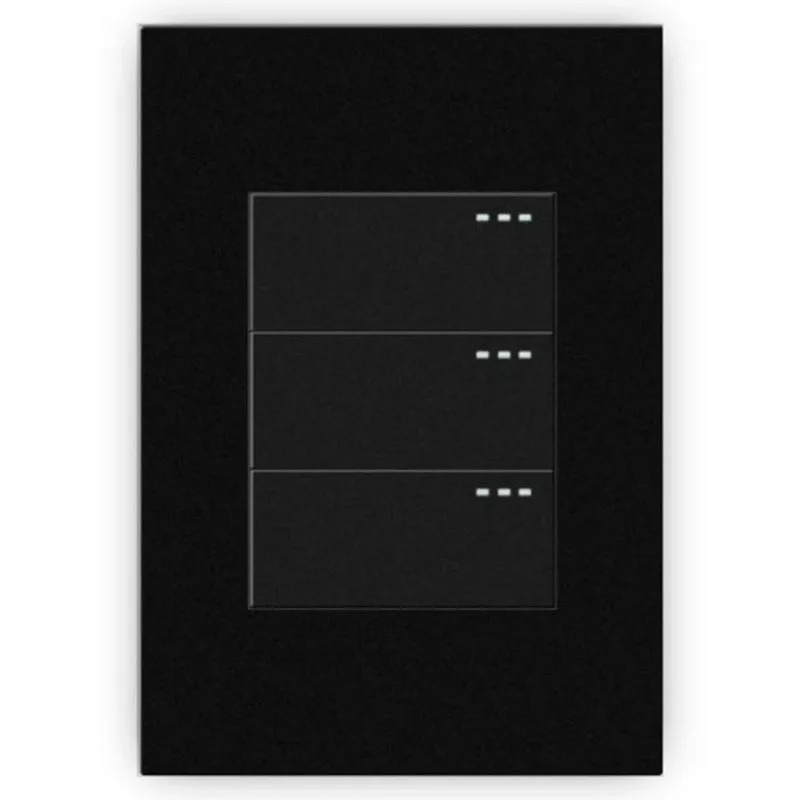 REF ETI54 INTERRUPTOR  TRIPLE BLACK MIRROR