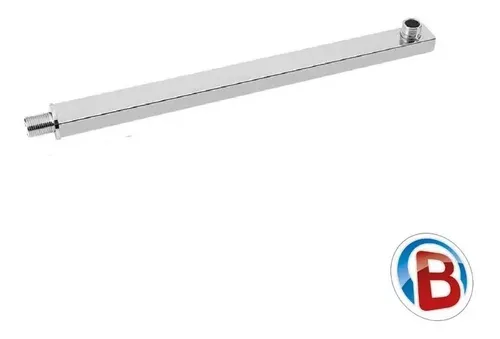 REF YW014 NIPLE EN ACERO CROMADO CUADRADO