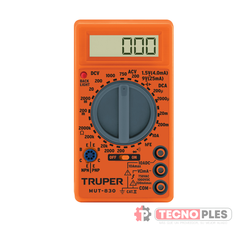 REF 10400 MULTIMETRO DIGITAL