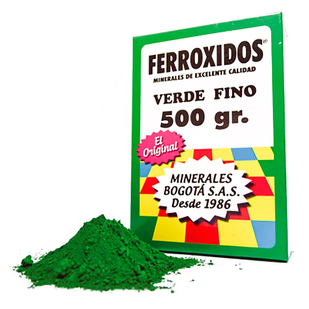 REF 9600 FERROXIDO VERDE FINO 1 KG