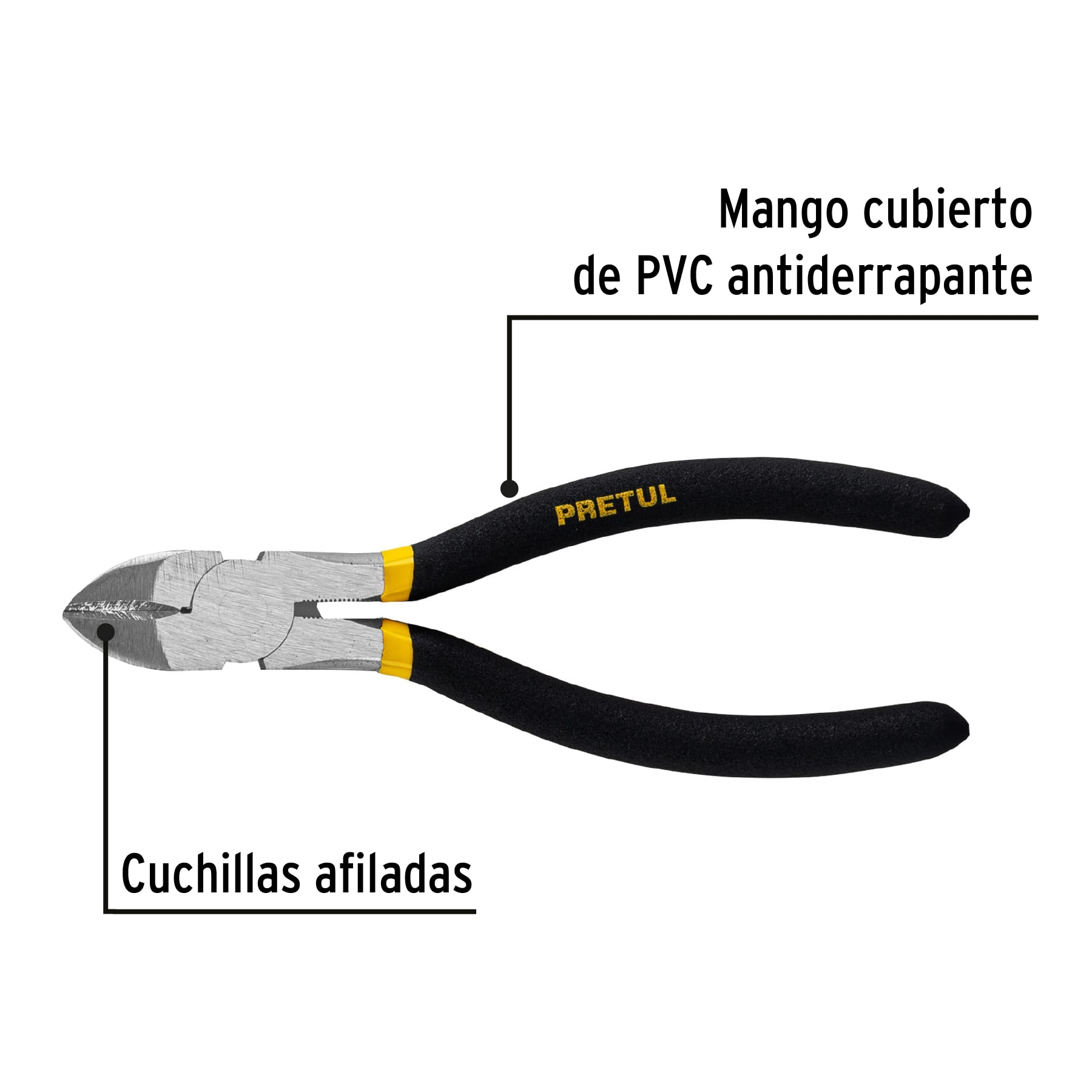 REF 22636 PINZA DE CORTE DIAGONAL