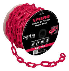 REF 44186  M CADENA PLASTICA ROJA