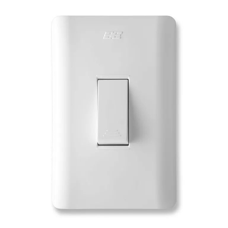 REF 15001 INTERRUPTOR SENCILLO BLANCO DUOMO MARCA AVE