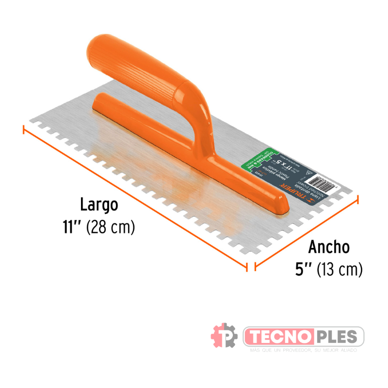 REF 15413 LLANA DENTADA MANGO PLASTICA 5"