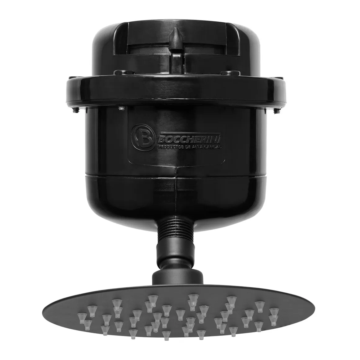 DUCHA BOCCHERINI FUSION SLIM REGULADOR NEGRA