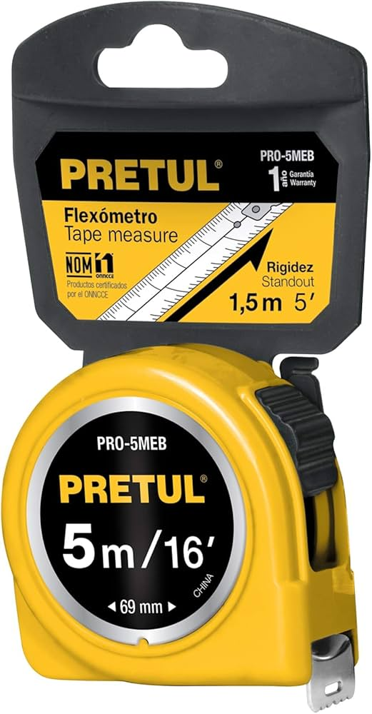 FLEXOMETRO DE 5M TRUPER REF 21606